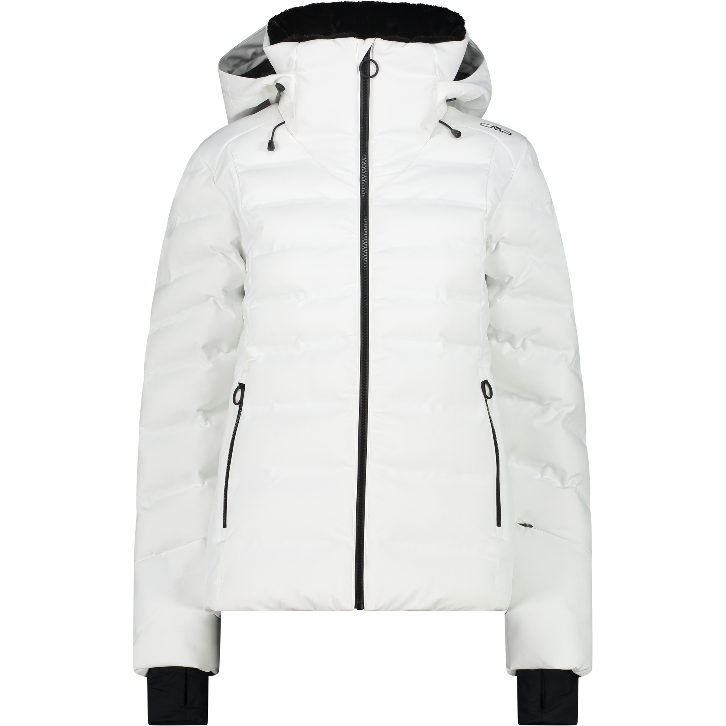 CMP Damen Isolationsjacke weiss Größe XL Trekking Winddicht Wasserabweisend