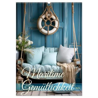 Maritime Gemütlichkeit (Wandkalender 2026 DIN A2 hoch), CALVENDO Monatskalender