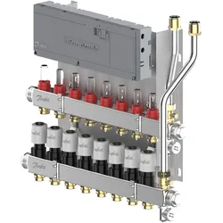 Danfoss Heizkreisverteiler Typ SGCi 8 HK u. Icon2 Hauptregler, TWA-A 230V