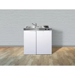 Stengel Küchen Kitchenline MK 90 weiß - Elektrokochfeld rechts