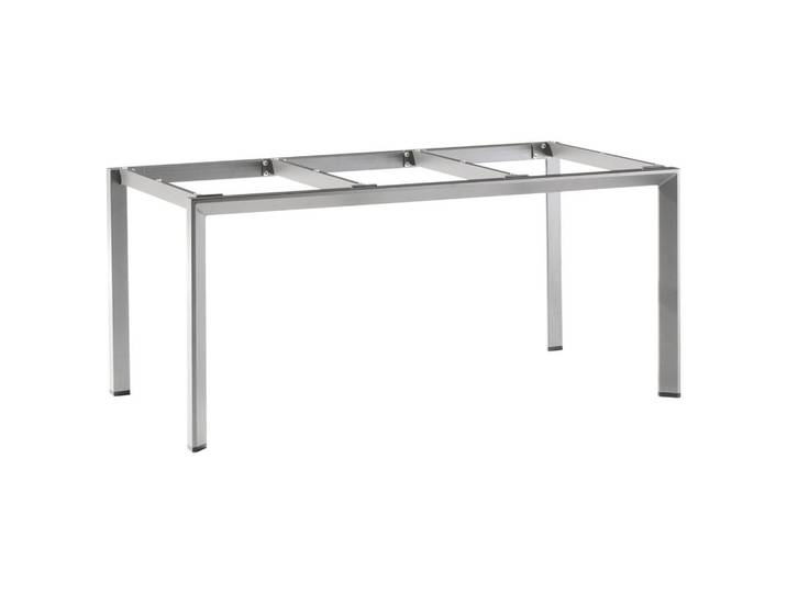 Sieger Gartentischgestell, Graphitfarben, Metall, eckig, 90x74x160 cm, Gartenmöbel, Gartentisch, Tischsysteme Outdoor, Gartentischgestell