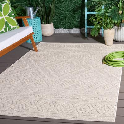SAFAVIEH Global Rand Indoor/Outdoor Washable Backyard Patio Rug