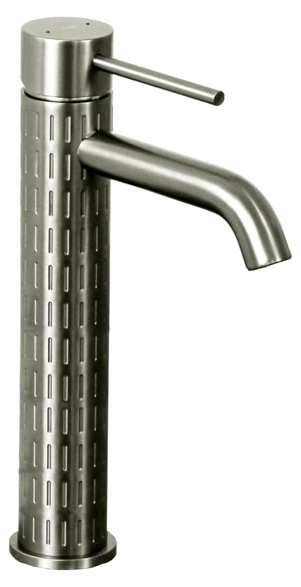 Architek Waschtischarmatur, hoch, Edelstahl