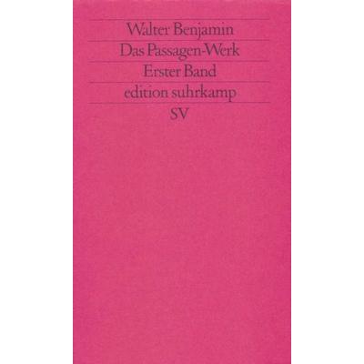 Das Passagen-Werk, Set von Walter Benjamin, Suhrkamp, 978-3-518-11200-7