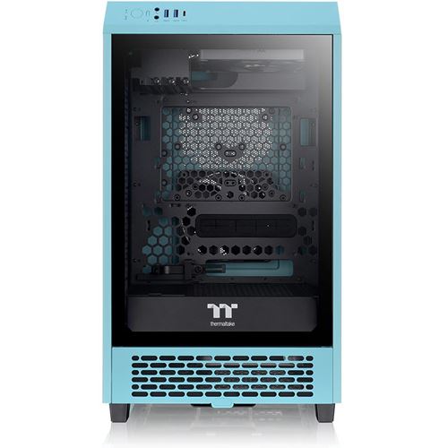 Thermaltake The Tower 200 Turquoise ITX Tower ohne Netzteil türkis