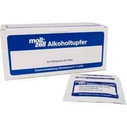 Moll-Zell Alkoholtupfer 100 ST