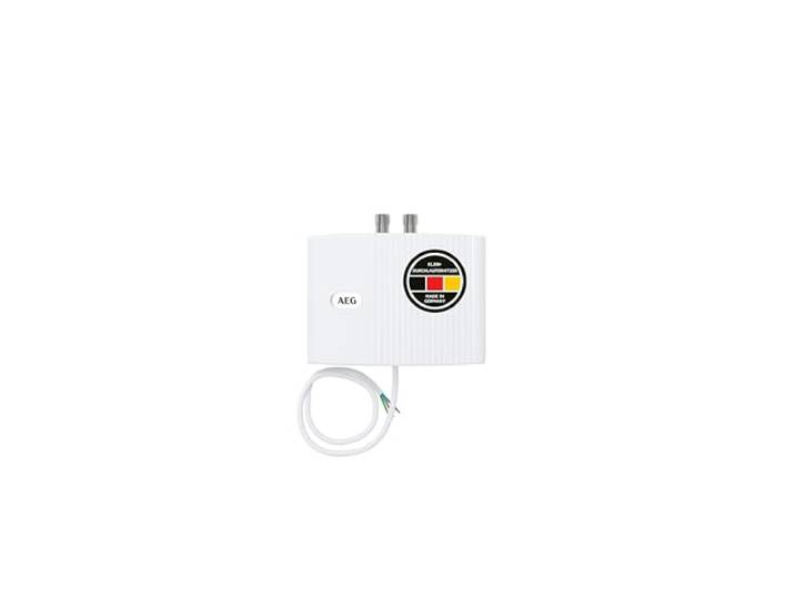 AEG hydraulischer Klein-Durchlauferhitzer MTD 440 für Handwaschbecken, 4,4 kW, ohne Stecker - Festanschluss 230V, druckfest oder drucklos, Made in Germany, 222121