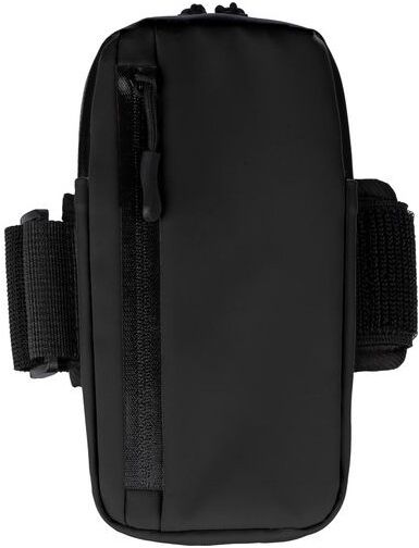 Pochette brassard personnalisée en PU et polyester - Christel polyester fer PU noir