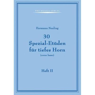 30 Spezial-Etüden für tiefes Horn -