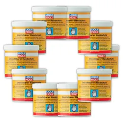 10x Handschutz LIQUI MOLY 3334 Unsichtbarer Handschutz Werkstatt Anti Fett Öl Ruß