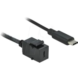 DELOCK 86398 - Keystone USB3.0 C Buchse > Stecker Kabel