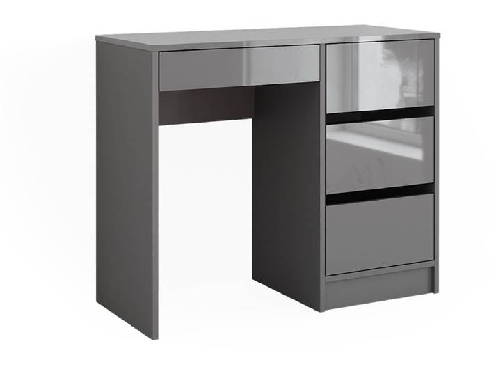 Vicco Sherry Bureau – 90 x 40 cm met laden Hoogglans grijs