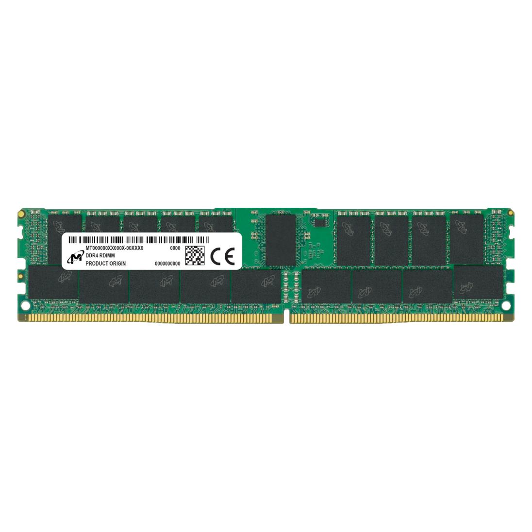 Crucial Micron DDR4 RDIMM 1Rx8 3200 (1 x 8GB, 3200 MHz, DDR4-RAM, DIMM) (MTA9ASF1G72PZ-3G2R1R)