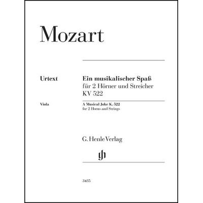 Wolfgang Amadeus Mozart - Ein musikalischer Spaß KV 522 für 2 Hörner in F und Streicher -