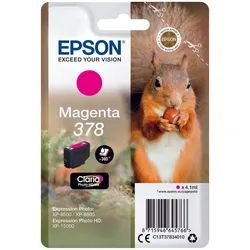 Epson Original 378 Eichhörnchen Druckerpatrone magenta 360 Seiten 4,1ml (C13T37834010)