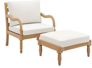 Ceylon Lounge Chair & Ottoman Set - Ballard Designs