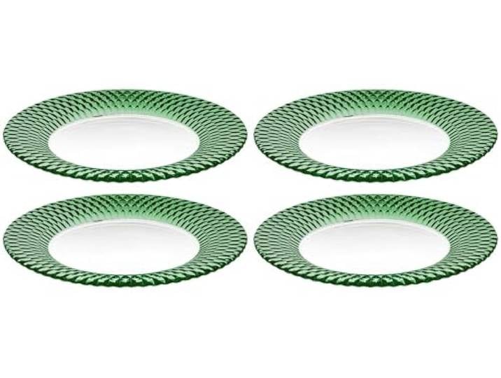 Villeroy & Boch 4er Set Platzteller Boston grün transparent Kristallglas