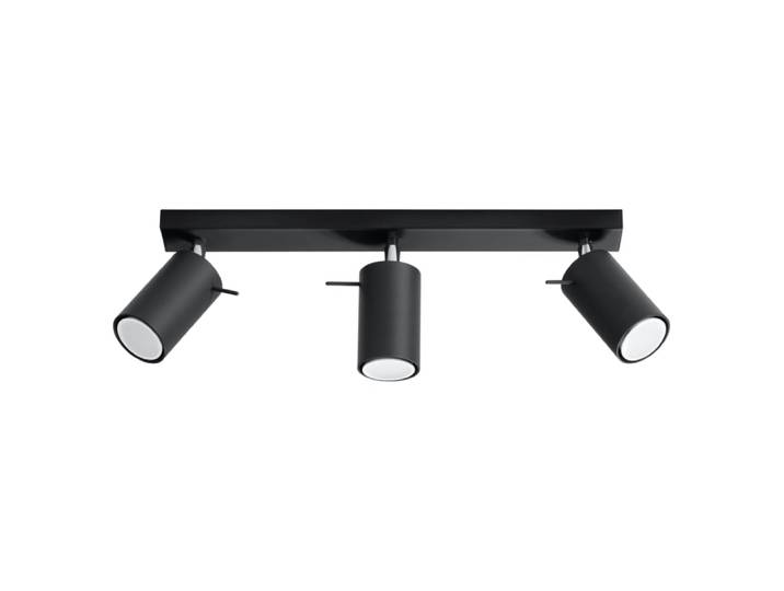 Plafonnier Acier Noir GU10 3 Ring Line