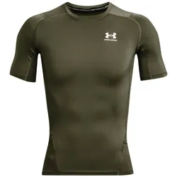 UNDER ARMOUR HeatGear kurzarm Funktionsshirt Herren 390 - marine od green/white XXL