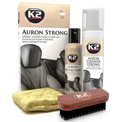 K2 Auron Strong starkes Lederreinigung und Lederpflege SET