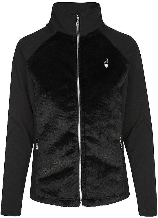 AULP Damen Fleecejacke Rafia schwarz   M W