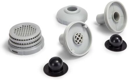 Intex Anschluss-Set Ø 32 mm - kompatibel mit Wasserbelebung grau