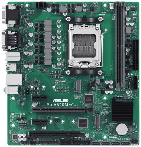 Asus PRO A620M-C-CSM Mainboard Sockel (PC) AMD AM5 Formfaktor (Details) Micro-ATX Mainboard-Chipsatz AMD B650