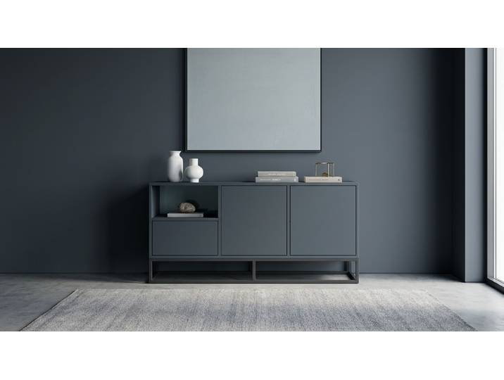Schwarzes Sideboard Premium Dekore Schwarz