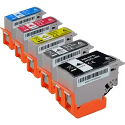 5 Ampertec Tinten ersetzt Epson C13T02G74010 202XL Multipack KCMY PBK