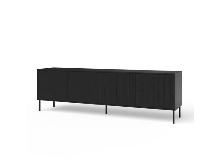 Buffet 4 portes BUDAPEST-S noir