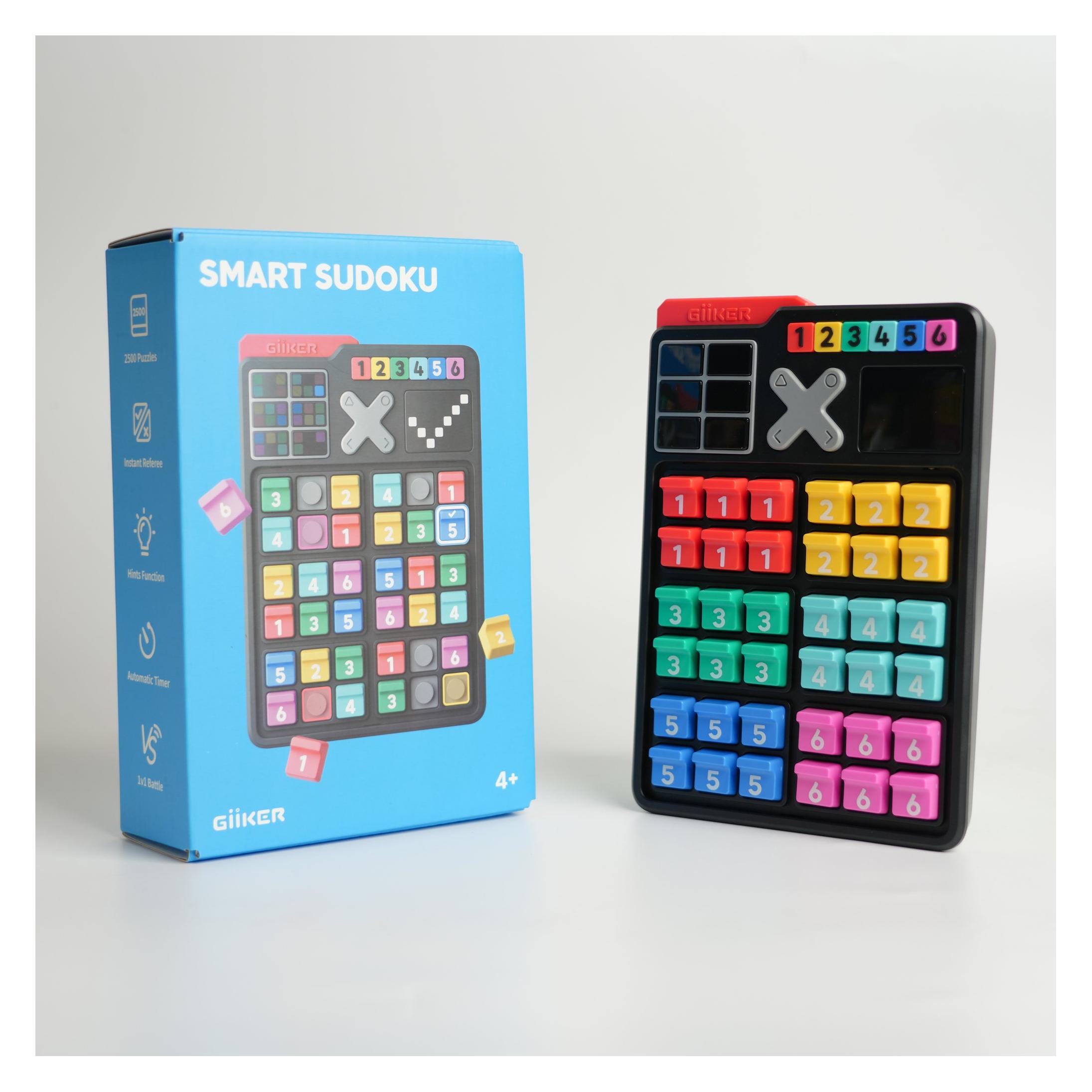 Giiker SMART Sudoku - Elektronisches Spiel (Deutsch, Englisch, Französisch, Italienisch, 1 Spieler) (GII-SUDKU)