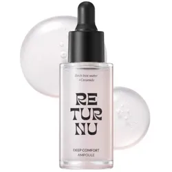 Returnu, Gesichtsserum, Deep Comfort Ampoule Serum for Face - Korean Skin Barrier Care for Oily and Dry Skin (30 ml)