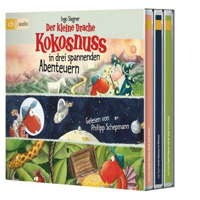 Der kleine Drache Kokosnuss in drei spannenden Abenteuern - Ingo Siegner, CD, 9783837130461