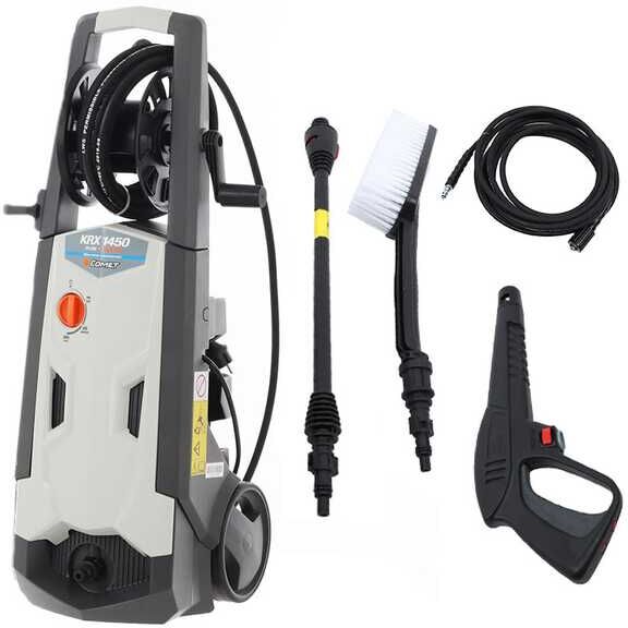 Hochdruckreiniger Comet KRX 1450 Plus elektrisch mit Kaltwasser - Schlauchaufroller - 160 bar
