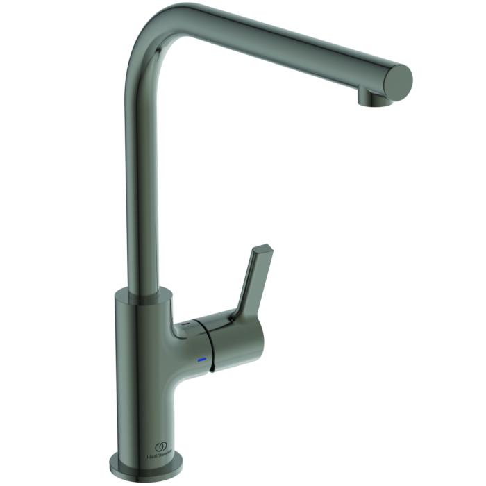 Ideal Standard Gusto Küchenarmatur BD418A5 magnetic grey, mit Rohrauslauf