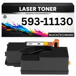 Toner kits kompatibel für Dell 593-11130 C1660W in Schwarz