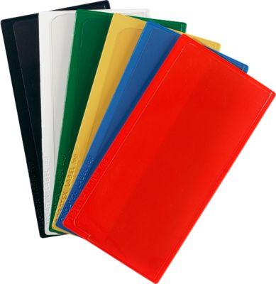 Etikettentasche Label PLUS, magnetisch, 50x110, rot