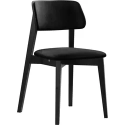 WOHNZIMMER STUHL KT63/C, Holzfarbe: Schwarz