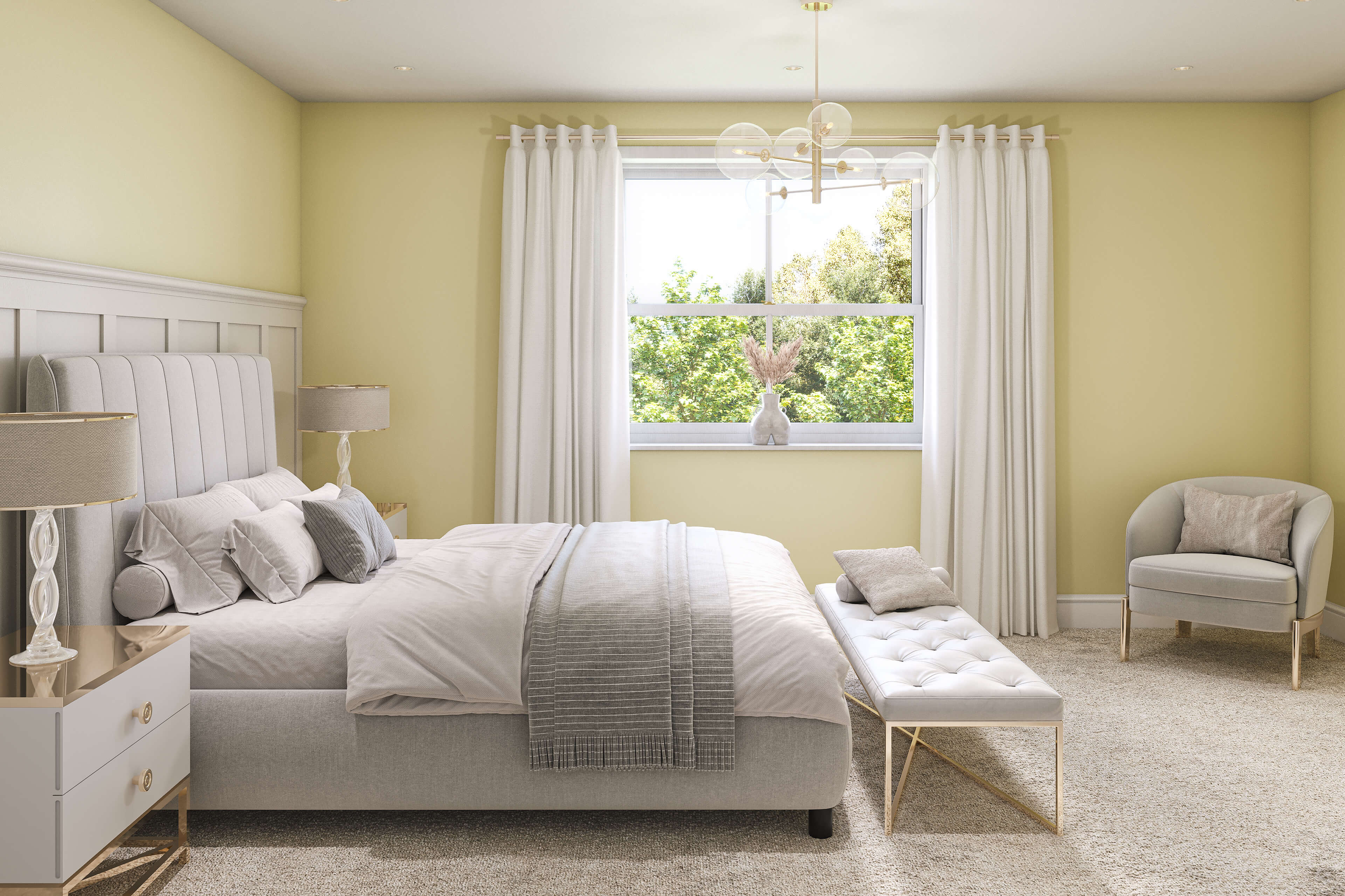 Hemway Peel and Stick Sample - Interior Paint - Soft Pollen Yellow