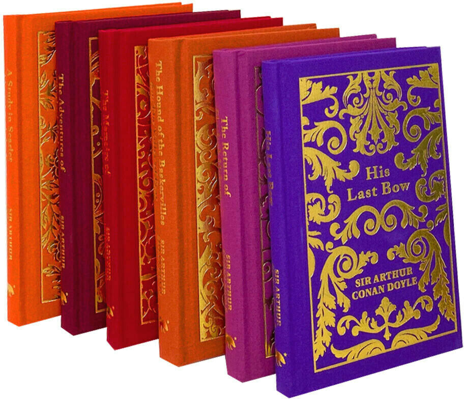 Arcturus Sherlock Holmes Deluxe Hardback Collection Arthur Conan Doyle 6 Books Box Set