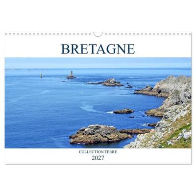 Collection Terre BRETAGNE (Calendrier mural 2027 DIN A3 vertical), CALVENDO calendrier mensuel