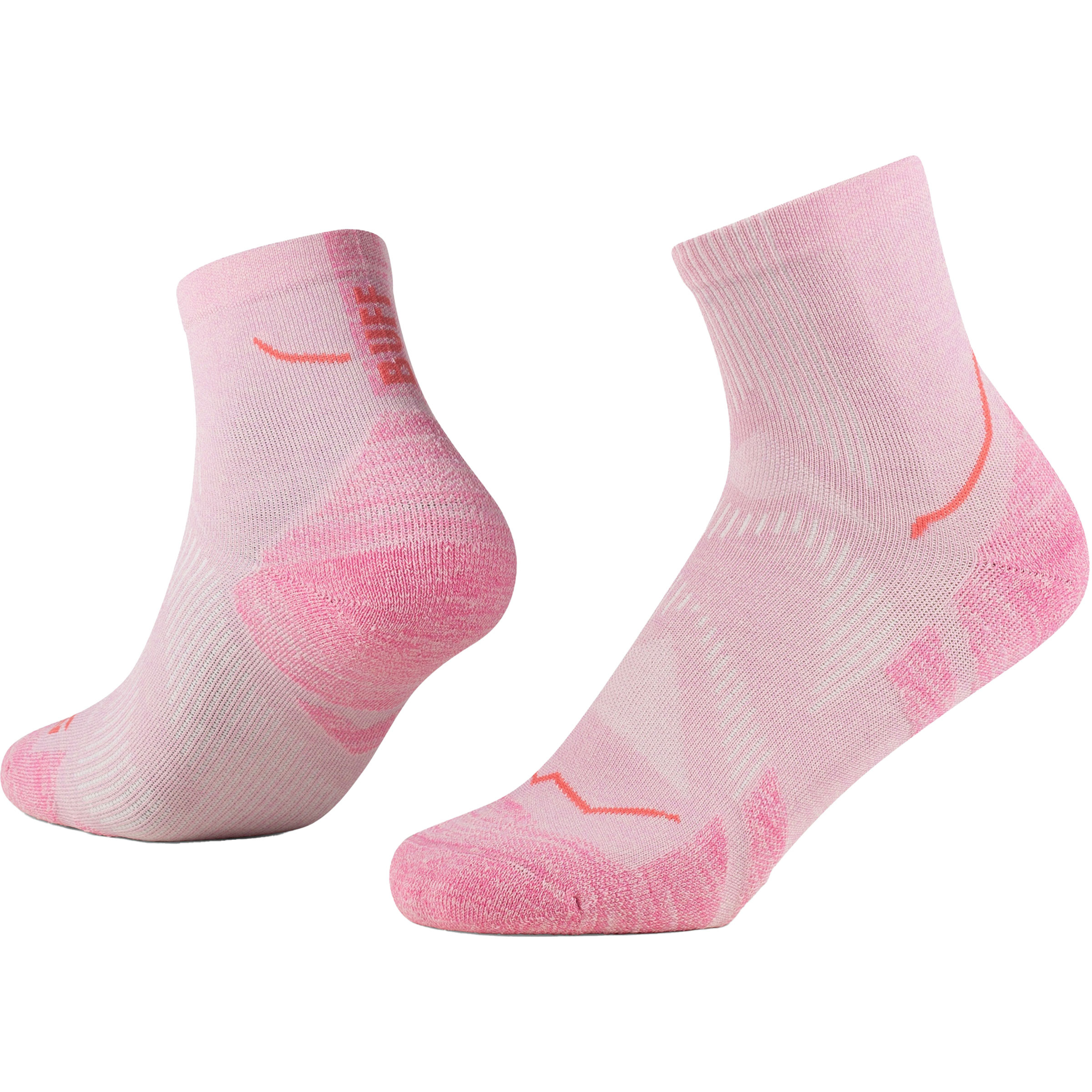 Buff Dryflx Quarter Laufsocken rosa Größe 36 Laufen | Trailrunning Widerstandsfähig