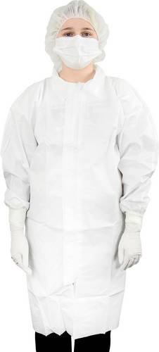 Antistat 600-5004E Antistatischer Einweg-Laborkittel Kleider-Größe: XL Weiß
