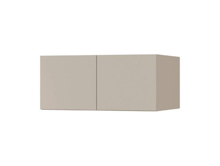 ROYAL24_MARKT Schrankaufsatz Lorin Schrankaufsatz 90 cm mit 2 Türen – Kaschmir