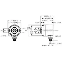 Turck Absoluter Drehgeber RS31H12E3C13BH1181