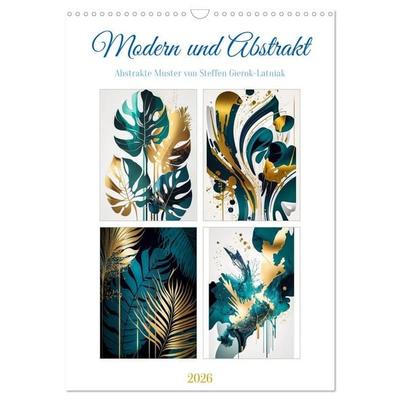 Modern und abstrakt (Wandkalender 2026 DIN A3 hoch), CALVENDO Monatskalender