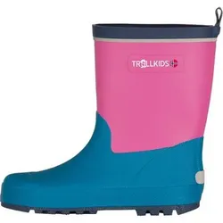 TROLLKIDS Kids Lysefjord Rubber Boots, Größe 28 in Pink Pink