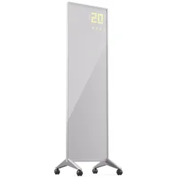 Klarstein Wonderwall Smart Bornholm Infrarotheizung 30x100cm App 400W Weiß