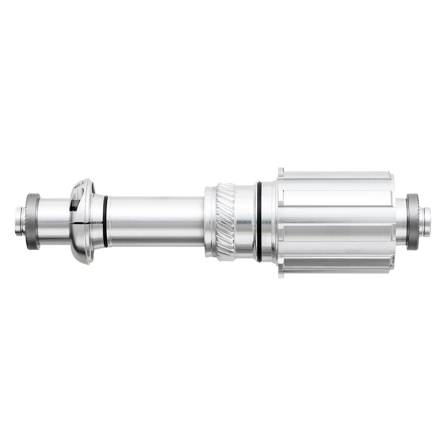 Chris King R45 Gen.4 Conversion Kit inkl. Achse/Lager Shimano HG, 130x10mm QR, Edelstahl-Lager, silv (52566970)