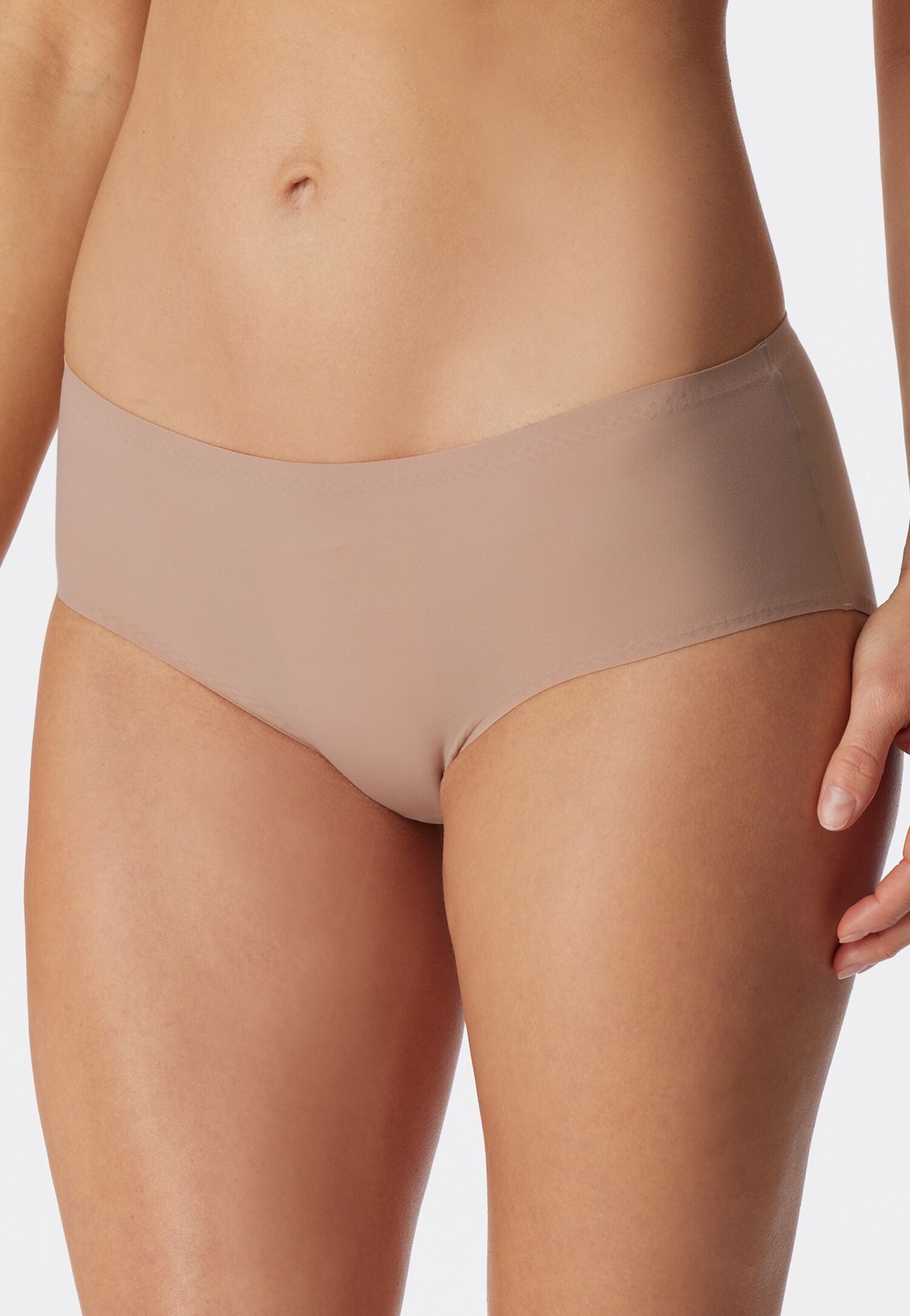 Panty SCHIESSER "Invisible Soft", Damen, Gr. 34, Microfaser, beige (maple), Microfaser, Obermaterial: 70% Polyamid, 30% Elasthan, körpernah, Unterhosen Panty, Microfaser, Lasercut-Abschlüsse maple 34, Microfaser